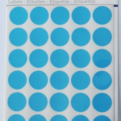 Etichete Autoadezive Color, D19 Mm, 175 Buc/set, Tanex - Albastru