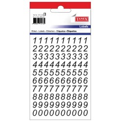 Etichete Cu Cifre, 0-9, 8 X 11 Mm, 200buc/set, Tanex Etichete Cu Cifre, 0-9, 8 X 11 Mm, 200buc/set, Tanex