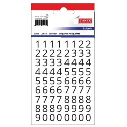 Etichete Cu Cifre, 0-9, 10 X 13 Mm, 144buc/set, Tanex Etichete Cu Cifre, 0-9, 10 X 13 Mm, 144buc/set, Tanex