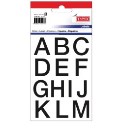 Etichete Cu Litere, A-z, 26buc/set, Tanex Etichete Cu Litere, A-z, 26buc/set, Tanex