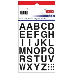 Etichete Cu Litere, A-z, 15 X 15 Mm, 72buc/set, Tanex - Bold Etichete Cu Litere, A-z, 15 X 15 Mm, 72buc/set, Tanex - Bold