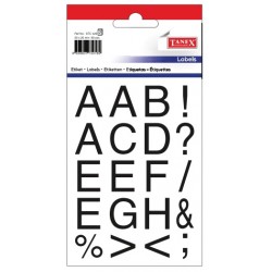 Etichete Cu Litere + Senme Ortografie, 20 X 20 Mm, 61buc/set, Tanex Etichete Cu Litere + Senme Ortografie, 20 X 20 Mm, 61buc/set, Tanex