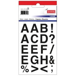 Etichete Cu Litere + Senme Ortografie, 20 X 20 Mm, 61buc/set, Tanex - Bold Etichete Cu Litere + Senme Ortografie, 20 X 20 Mm, 61buc/set, Tanex - Bold