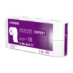 Hartie Igienica Alba, 3 Straturi, 150 Portii - 18m, 8 Role/bax, Velvet Professional Expert