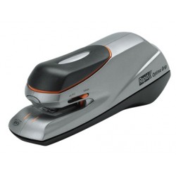 Capsator Electric Rapid Optima Grip, Cu Adaptor, 20 Coli, Cutie, 1000 Capse Optima 56 Incluse, Argin