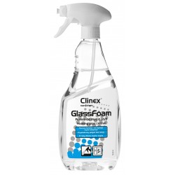 Clinex Glass Foam, 650 Ml, Cu Pulverizator, Spuma Pentru Curatare Geamuri