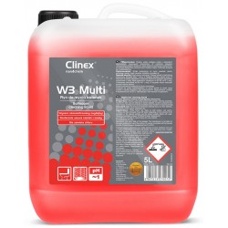 Clinex W3 Multi, 5 Litri, Detergent Lichid, Concentrat, Pentru Curatarea Toaletelor Si A Bailor