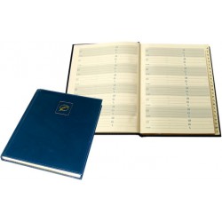 Agenda Telefonica A5, 96 File, Margini Aurite, Aurora