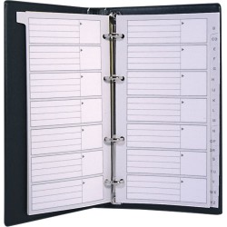 Agenda Telefonica Cu Inele, 140 X 90 Mm, Cu Index, Kangaro