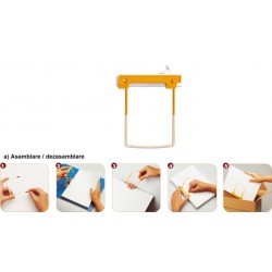 Alonja Arhivare De Mare Capacitate, 100/cutie, Jalema Clip - Culoare Galbena