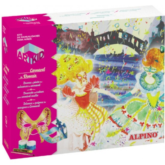 Cutie Cu Articole Creative Pentru Copii, Alpino Artkid Carnaval De Valencia