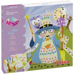 Cutie Cu Articole Creative Pentru Copii, Alpino Artkid Magos Y Brujas