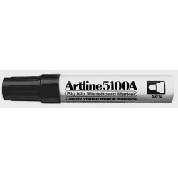 Marker Pentru Tabla De Scris Artline 5100a, Corp Metalic, Varf Rotund 5.0mm - Negru