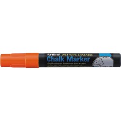 Marker Cu Creta Artline, Pentru Table De Scris, Varf 4.0mm - Portocaliu Marker Cu Creta Artline, Pentru Table De Scris, Varf 4.0mm - Portocaliu