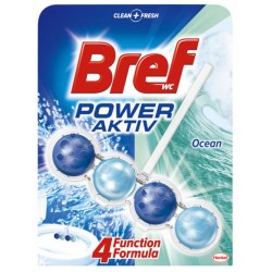 Bref Power Aktiv Ocean, Odorizant Solid Pentru Toaleta, Bilute - 50 Grame