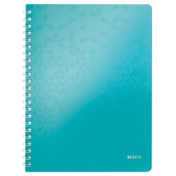 Caiet De Birou Leitz Wow, Pp, A4, 80 Coli, Cu Spira, Matematica, Turcoaz Caiet De Birou Leitz Wow, Pp, A4, 80 Coli, Cu Spira, Matematica, Turcoaz