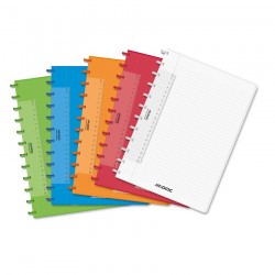 Caiet A4, 72 File - 90g/mp, Coperta Pp Transparent Color, Aurora Adoc - Dictando Caiet A4, 72 File - 90g/mp, Coperta Pp Transparent Color, Aurora Adoc - Dictando