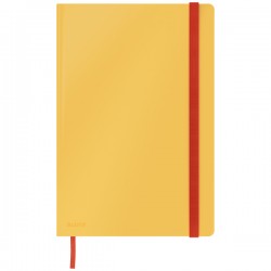 Caiet Leitz Cosy, Coperta Dura, Fsc, Reciclabil, B5, 80 Coli, Dictando, Galben Chihlimbar