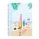 Caiet Cu Spirala A6, Oxford Horizons, 50 File-90g/mp, Scribzee, Coperta Carton-mate-assorted Design