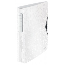 Caiet Mecanic Leitz Active Wow Softclick, Polyfoam, A4, Mecanism 4dr, Inel 30 Mm, Alb