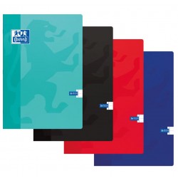 Caiet A4, Oxford School Touch, 36 File - 90g/mp, Coperta Carton, Liniat Stanga - Dictando -asortate