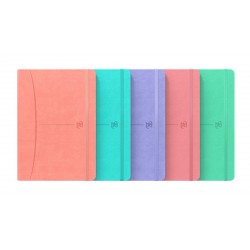 Caiet Cu Elastic, A5, Oxford Signature Smart Journal, 80 File - 90g/mp, Scribzee, Dictando - Culori