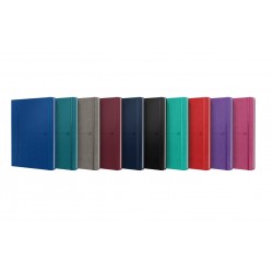 Caiet Cu Elastic, B5, Oxford Signature Smart Journal, 80 File - 90g/mp, Scribzee, Dictando - Culori
