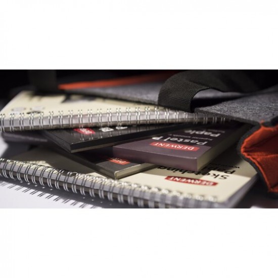 Caiet Pentru Schite Si Desen Derwent Professional, A4, Cu Spira, 86 Coli, 110 G, Hartie Alba, Negru-