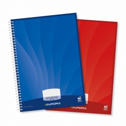 Caiet Cu Spirala, A4, 50 File - 90g/mp, Coperti Carton Lucios, Aurora Mano - Matematica