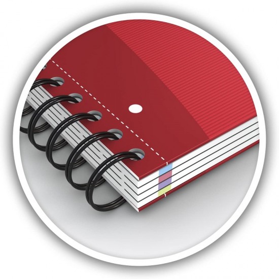 Caiet Cu Spirala A4+, Oxford Essentials Europeanbook, 4 Culori X 30 File - 90g/mp, Scribzee-mate