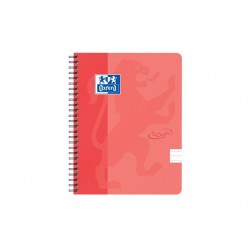 Caiet Cu Spirala A5, Oxford School Touch , 70 File-90g/mp, 4 Perf, Coperta Carton Orange - Dictando