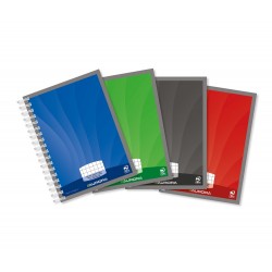 Caiet Cu Spirala, A6, 50 File - 90g/mp, Coperti Carton Lucios, Aurora Mano - Matematica