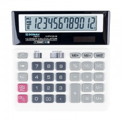 Calculator De Birou, 12 Digits, Donau Tech Dt4125 - Alb Calculator De Birou, 12 Digits, Donau Tech Dt4125 - Alb