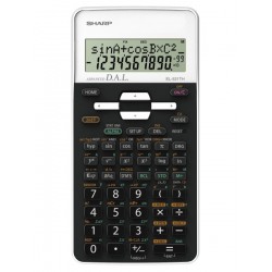 Calculator Stiintific, 10 Digits, 273 Functii, 161x80x15mm, Dual Power, Sharp El-531thwh-negru/alb Calculator Stiintific, 10 Digits, 273 Functii, 161x80x15mm, Dual Power, Sharp El-531thwh-negru/alb