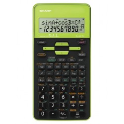 Calculator Stiintific, 10 Digits, 273 Functii, 161x80x15mm, Dual Power, Sharp El-531thbgr-negru/verd Calculator Stiintific, 10 Digits, 273 Functii, 161x80x15mm, Dual Power, Sharp El-531thbgr-negru/verd