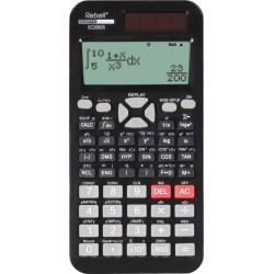Calculator Stiintific, 12 Digits, 417 Functii, 162 X 82 X 18 Mm, Rebell - Negru Calculator Stiintific, 12 Digits, 417 Functii, 162 X 82 X 18 Mm, Rebell - Negru