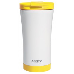 Cana Pentru Birou Leitz Wow, Otel Inoxidabil, 380 Ml, Galben