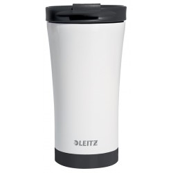 Cana Pentru Birou Leitz Wow, Otel Inoxidabil, 380 Ml, Negru