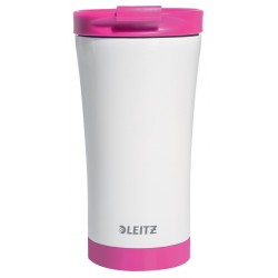 Cana Pentru Birou Leitz Wow, Otel Inoxidabil, 380 Ml, Roz