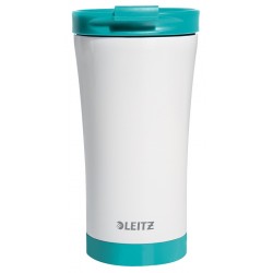 Cana Pentru Birou Leitz Wow, Otel Inoxidabil, 380 Ml, Turcoaz