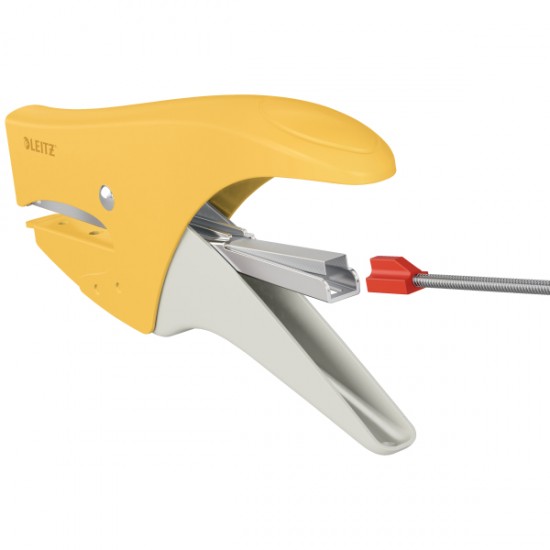 Capsator Metalic Leitz Cosy 5645, Tip Cleste, 15 Coli, 1000 Capse P2 Incluse, Galben Chihlimbar