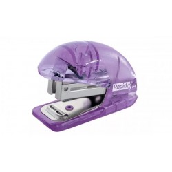Capsator Plastic Rapid Colour"breeze F4, 10 Coli, Cutie, 1000 Capse 26/6 Incluse, Lavanda