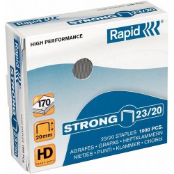 Capse Rapid Strong, 23/20, 140-170 Coli, 1000 Buc/cutie