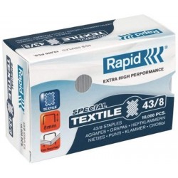 Capse Rapid Super Strong, 43/8 G, Pentru Textile, 10000/cutie