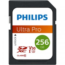Card Memorie Sdxc, Clasa 10, Philips - 256gb