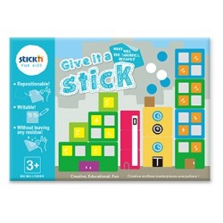 Carte Creativa Stick"n Give It A Stick - Patrate (+3 Ani)