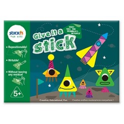 Carte Creativa Stick"n Give It A Stick - Triunghiuri (+5 Ani)