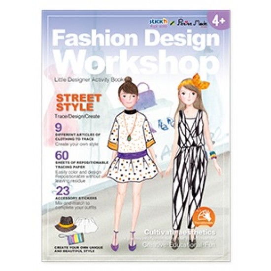 Carte Creativa Stick"n Little Designer Activity Book - Street Style