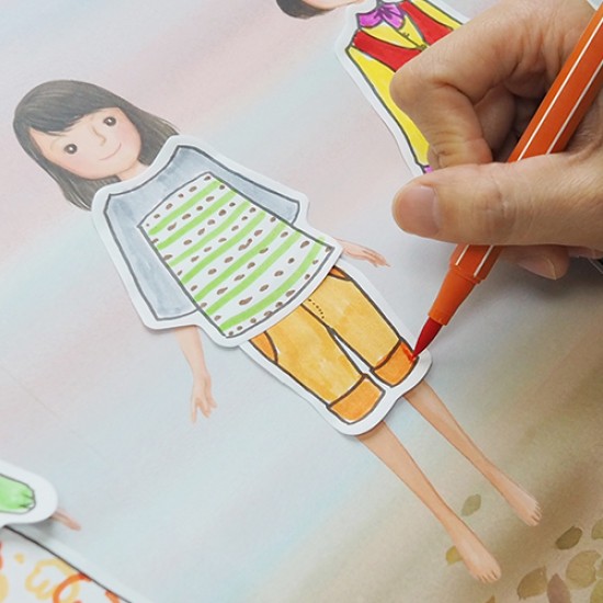 Carte Creativa Stick"n My Magic Wardrobe - Toamna