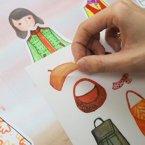 Carte Creativa Stick"n My Magic Wardrobe - Toamna